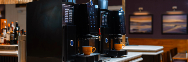 Carimili Solar Plus coffee machine in use