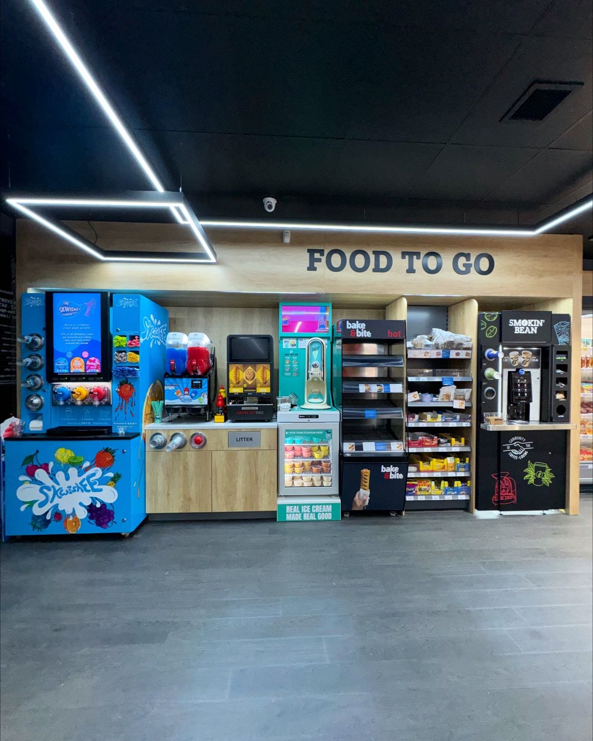 Smokin' Bean coffee to go unit in a Nisa convenient store